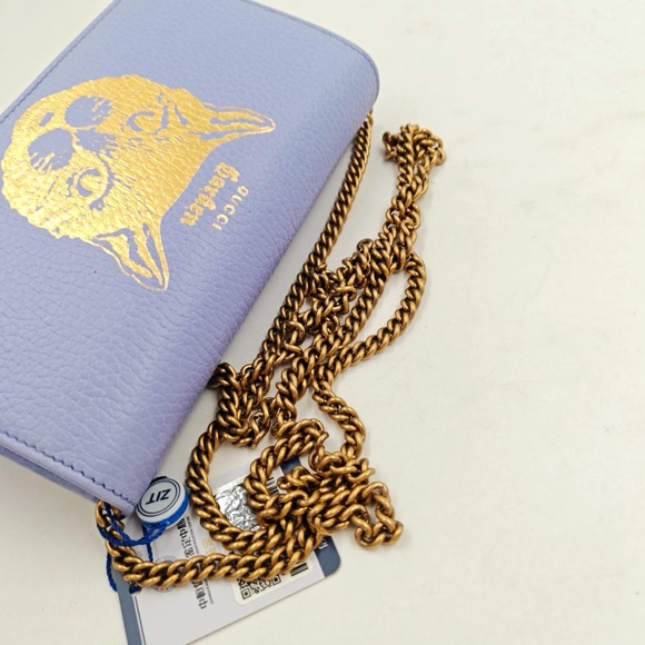 Authentic Gucci limited edition Garden mystic cat shoulder crossbody bag - Picture 5 of 10